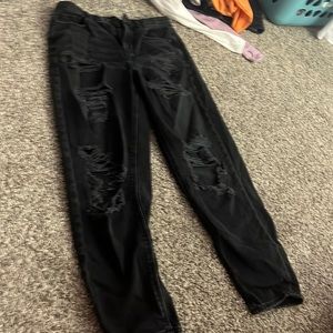 Black American eagle jeans